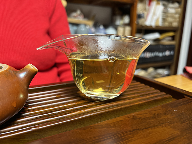 图为私藏红印2015年薄荷塘古树茶