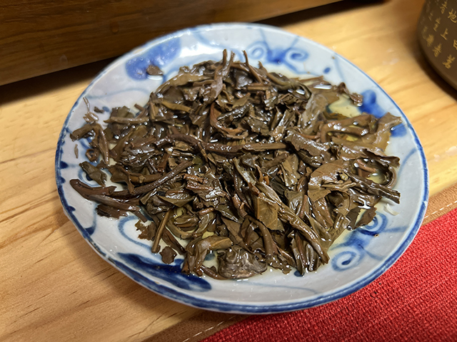 图为2003年易武正山高级红印青饼