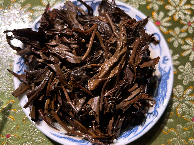 图为1987年小户赛古树散茶