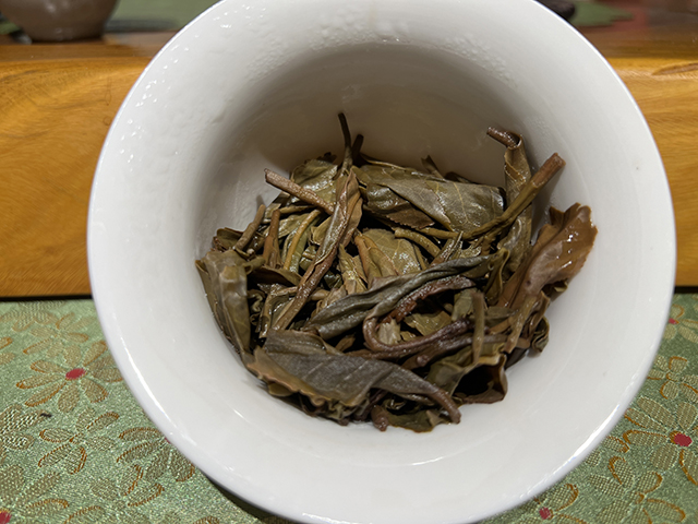 图为私藏红印2015薄荷塘古树青饼