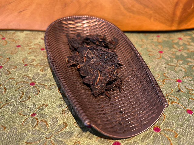 图为1998年大字绿印青饼