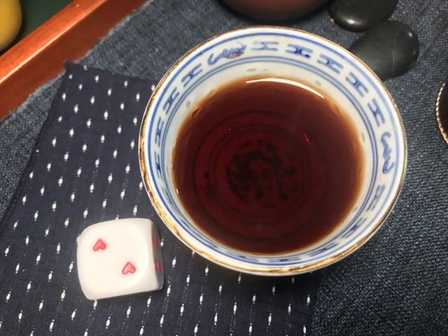 图为今大福2020年德福熟饼普洱茶品质特点