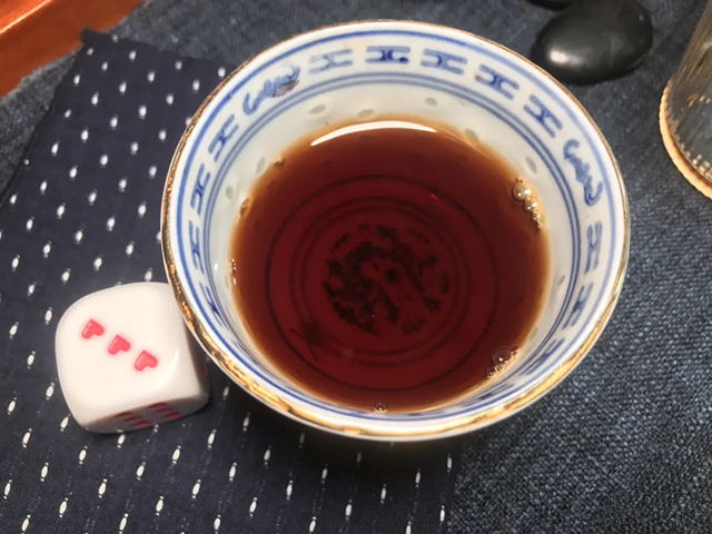 图为今大福2020年德福熟饼普洱茶品质特点