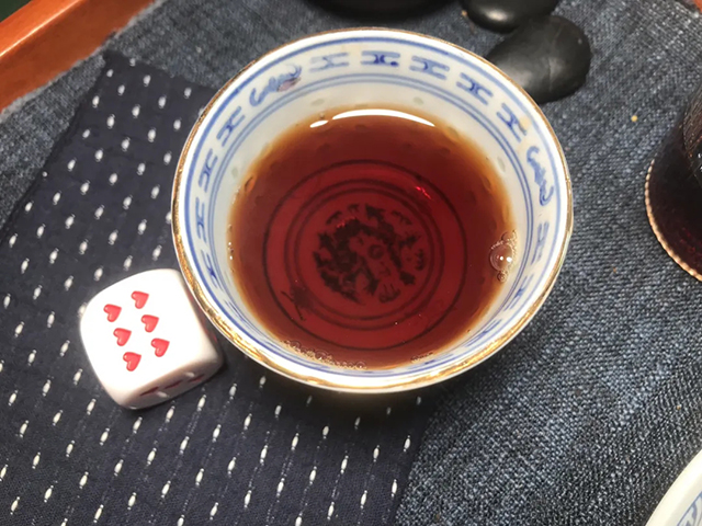 图为今大福2020年德福熟饼普洱茶品质特点