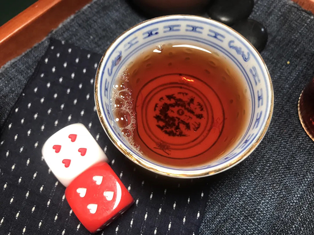 图为今大福2020年德福熟饼普洱茶品质特点