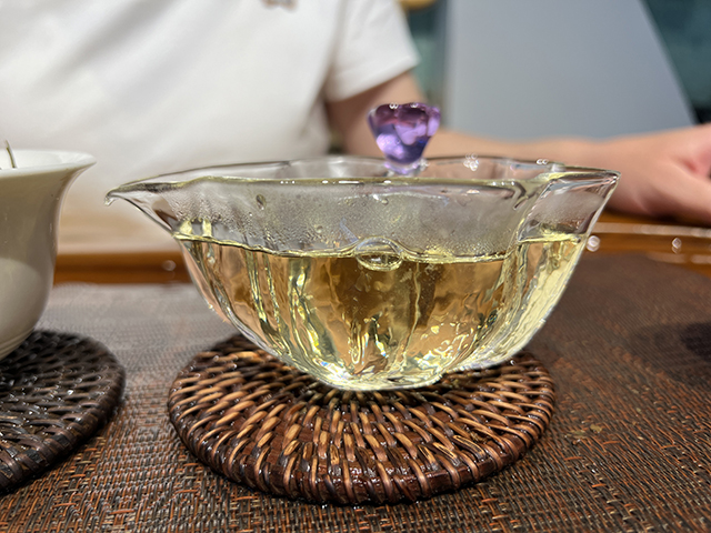 图为2026年宁洱摆尾箐二号古树茶样