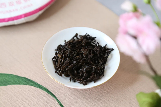 大益高端熟茶2501批次玫瑰大益