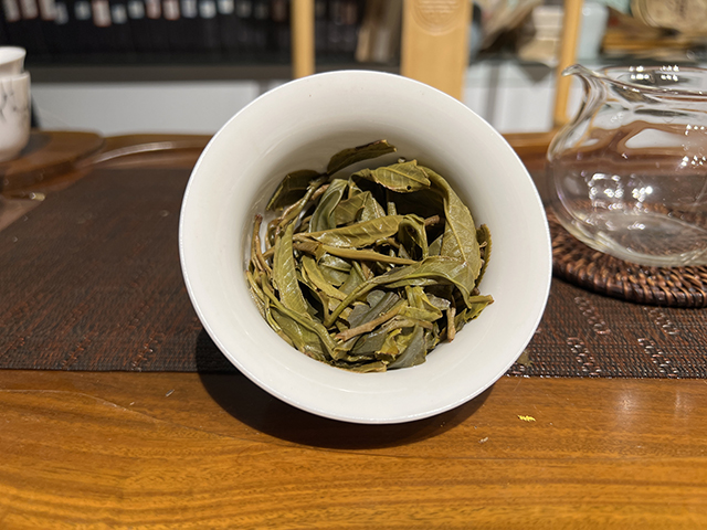 图为2026年广别老寨古树茶散料