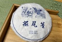 蓝版【2025摆尾箐】古树小饼真实品鉴：入口清甜鲜爽，汤感糯滑带兰香