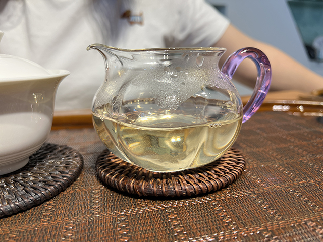 图为2021年摆尾箐古树茶小饼