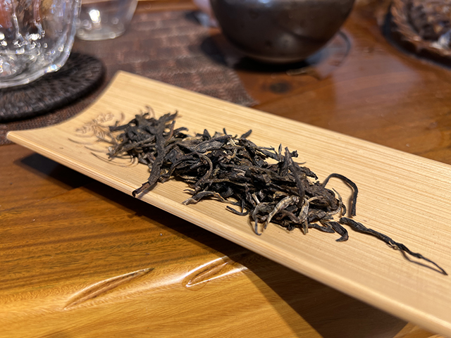 图为私藏红印2018年薄荷塘古树茶