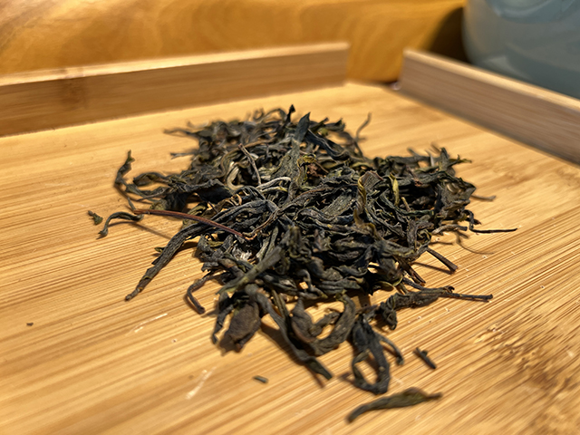图为2026年邦东绿水塘古树茶散料