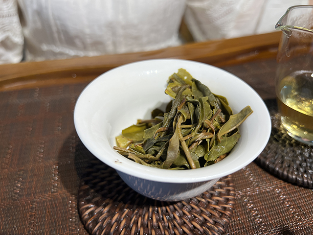 图为2026年邦东绿水塘古树茶散料