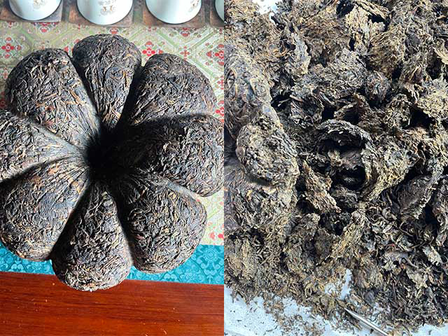 私藏茶90年代金瓜茶品鉴