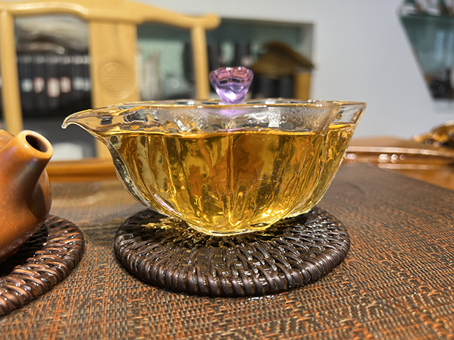 图为2007年老海塘古树茶茶山仓
